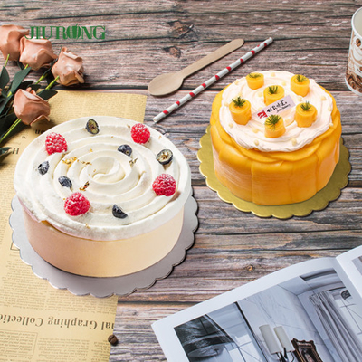 Anti Water Hexagon Mini Cake Board Szara do pakowania żywności na lunch