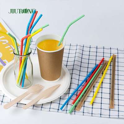 Bio Custom Prosta papierowa słomka do picia do kawy Boba Tea