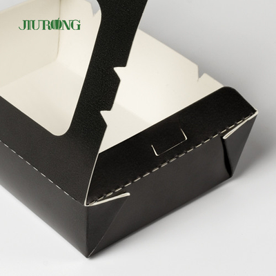 Proste eleganckie składane pudełko Opakowanie Tektura falista Hamburger Box