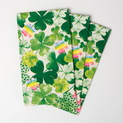 Partysprite Clover Design Biodegradowalna papierowa serwetka Świąteczne artykuły na imprezy tematyczne