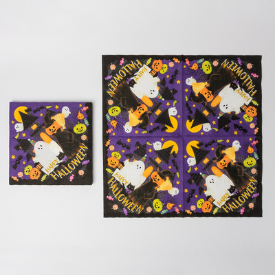 BRC Dinner Paper Serwetka Party Sprite Crazy Pumpkin Monster Halloween Theme Party Supplies