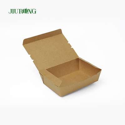 Biodegradowalny jednorazowy papierowy pojemnik na żywność 900 ml nadający się do recyklingu