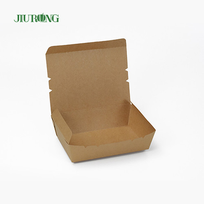 Biodegradowalny jednorazowy papierowy pojemnik na żywność 900 ml nadający się do recyklingu