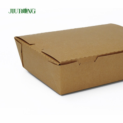 Biodegradowalny jednorazowy papierowy pojemnik na żywność 900 ml nadający się do recyklingu