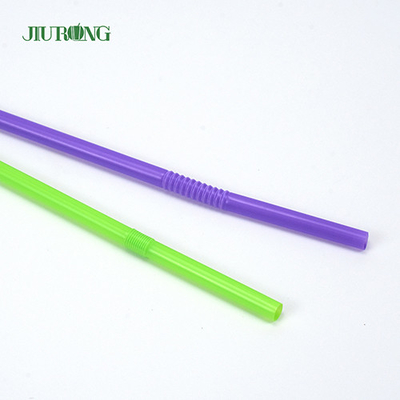 Biodegradowalne przyjazne dla środowiska jednorazowe słomki Kolorowe plastikowe 4,6 * 150 mm
