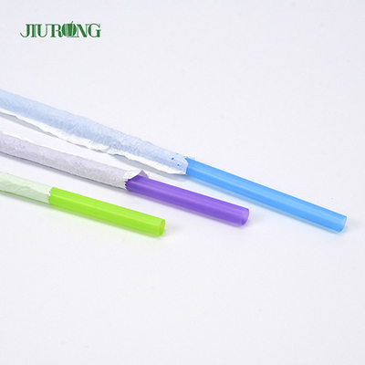 Ekologiczny biodegradowalny plastikowy papier słomkowy owinięty 4,6 * 168 mm