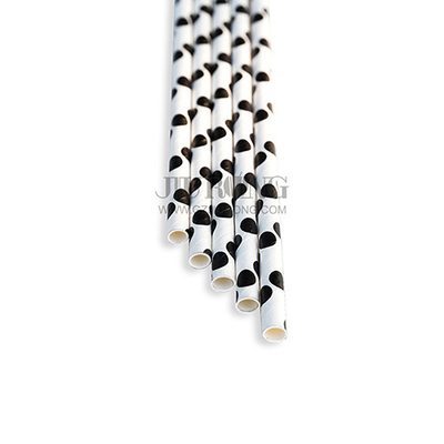 Boba Bubble Tea Biodegradowalna słomka papierowa 7 * 230 mm Food Grade