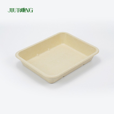 Drukowany, zrównoważony papier z trzciny cukrowej Bagasse Food Box, odporny na tłuszcz