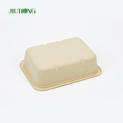 Drukowany, zrównoważony papier z trzciny cukrowej Bagasse Food Box, odporny na tłuszcz