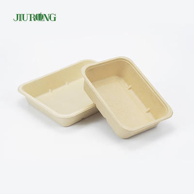 Drukowany, zrównoważony papier z trzciny cukrowej Bagasse Food Box, odporny na tłuszcz
