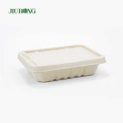 Recyklingowe wodoodporne opakowanie do żywności Bagasse Biodegradowalne pudełko papierowe OEM ODM