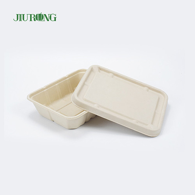 Recyklingowe wodoodporne opakowanie do żywności Bagasse Biodegradowalne pudełko papierowe OEM ODM