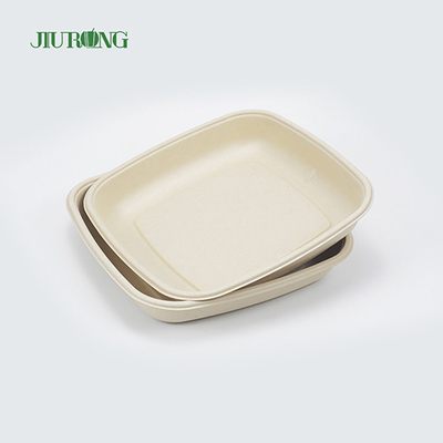 Bagasse Takeaway Jednorazowe papierowe talerze z trzciny cukrowej Biodegradowalne
