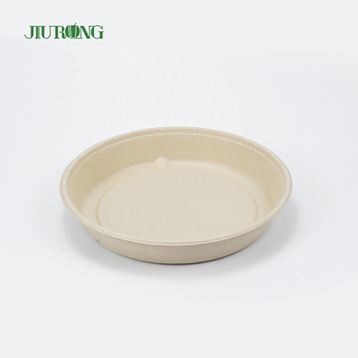 Jednorazowy pojemnik na żywność z trzciny cukrowej Hamburger Bagasse Paper Tray