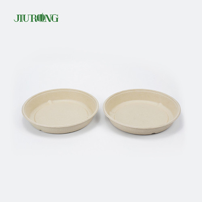 Jednorazowy pojemnik na żywność z trzciny cukrowej Hamburger Bagasse Paper Tray