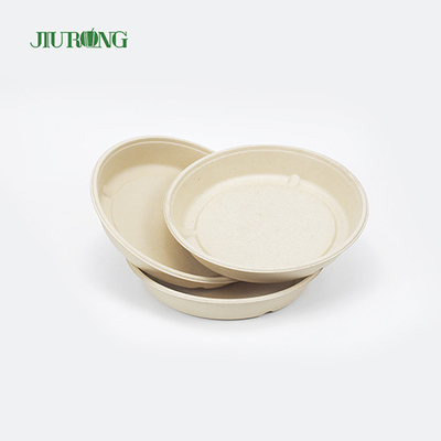 Jednorazowy pojemnik na żywność z trzciny cukrowej Hamburger Bagasse Paper Tray