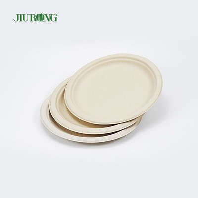 Sushi Biodegradowalne talerze z trzciny cukrowej z recyklingu 155 mm Jiurong