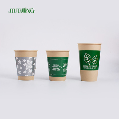 Biodegradowalne kubki papierowe o pojemności 200 ml