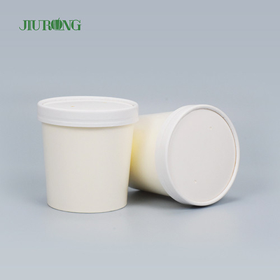 Niestandardowe papierowe miski do lodów spożywczych Bezpieczne w kuchence mikrofalowej 8 OZ Eco Friendly
