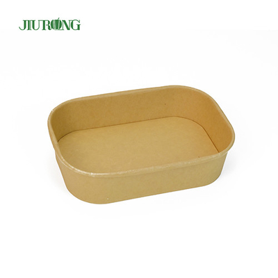 Hotelowe gospodarstwo domowe 750 ml papierowa miska na lunch Jednorazowa miska na zupę Kraft
