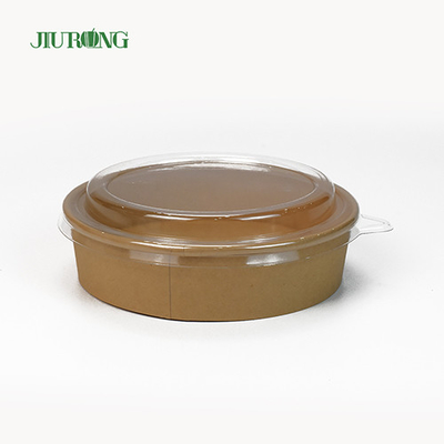 Biodegradowalna miska papierowa do kuchenki mikrofalowej 1100 ml, odporna na tłuszcz z pokrywkami