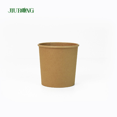 Biodegradowalne jednorazowe miski na papier pakowy 26 OZ Powłoka UV do sałatek