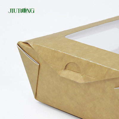 Dostosowane logo Biodegradowalny pojemnik na papier F Flet Recykling z aprobatą BSCI