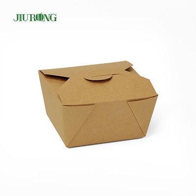 Biodegradowalny pojemnik na papier niebielony Kraft 1080 ml klasy spożywczej