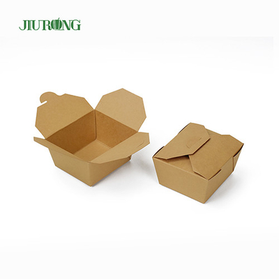 Biodegradowalny pojemnik na papier niebielony Kraft 1080 ml klasy spożywczej