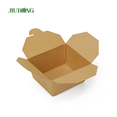 Biodegradowalny pojemnik na papier niebielony Kraft 1080 ml klasy spożywczej