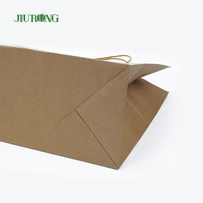 Biodegradowalna torba papierowa na wynos SOS Kraft Do recyklingu Zatwierdzona przez BSCI