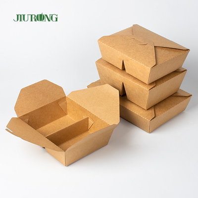 Biodegradowalny pojemnik na papier pakowy Togo Box Fast Food Takeaway Packaging Container