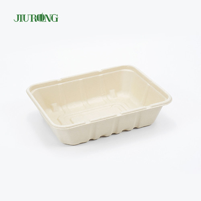 Recyklingowe wodoodporne opakowanie do żywności Bagasse Biodegradowalne pudełko papierowe OEM ODM