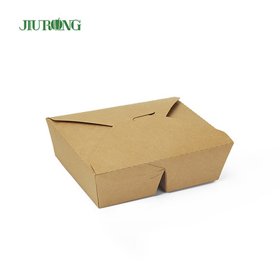 Przyjazne dla środowiska biodegradowalne pudełko na papier o pojemności 800 ml Niestandardowe logo